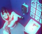 Masturbation dans les toilettes d'une boite